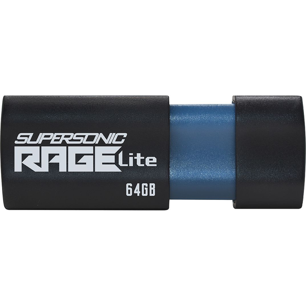 Patriot PEF64GRLB32U SUPERSONIC RAGE LITE, USB 3.2 Gen1, 64 GB, 120 MB/s, PnP