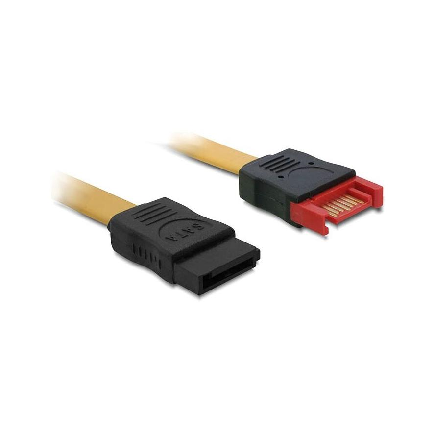 KAB Delock 82854 6Gb/s apa-anya bővítő SATA (fémlappal) kábel - 0,5m (82854)