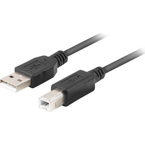 USB-A (M) -> USB-B (M) kabel 2.0, 3 m, s feritovým filtrem