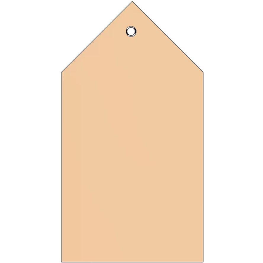 Herma 6070 Árucimke Műanyag Fűzőlyukkal 80 x 150 mm (250 címke / csomag) - Barna (6070)