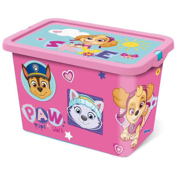 Store Mancs őrjárat - 7l + tető, rózsaszín, műanyag