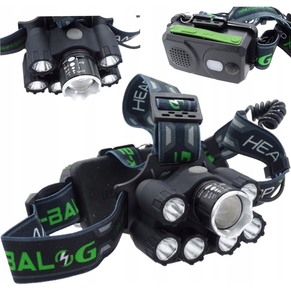 Latarka czołowa Tvardy Latarka czołowa z czujnikiem ruchu LED COB 8W (5W+3W) 1800mAh 520lm IP44 (100)