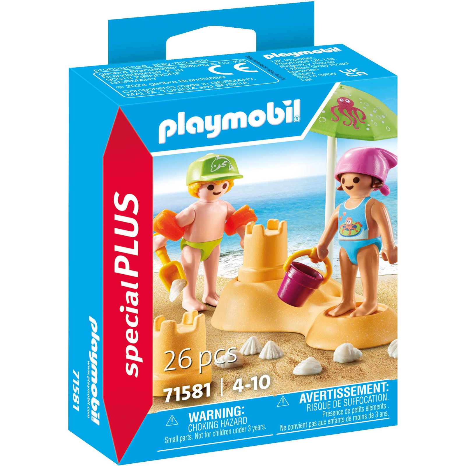Playmobil 71581 Strandoló gyerekek homokvárral (4008789715814)