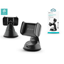 Универсална стойка за автомобил Devia ES049-BK, 3.5" - 6.5", 9 см, Черен