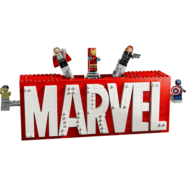 LEGO® Marvel - Лого и мини фигурки MARVEL 76313, 931 части