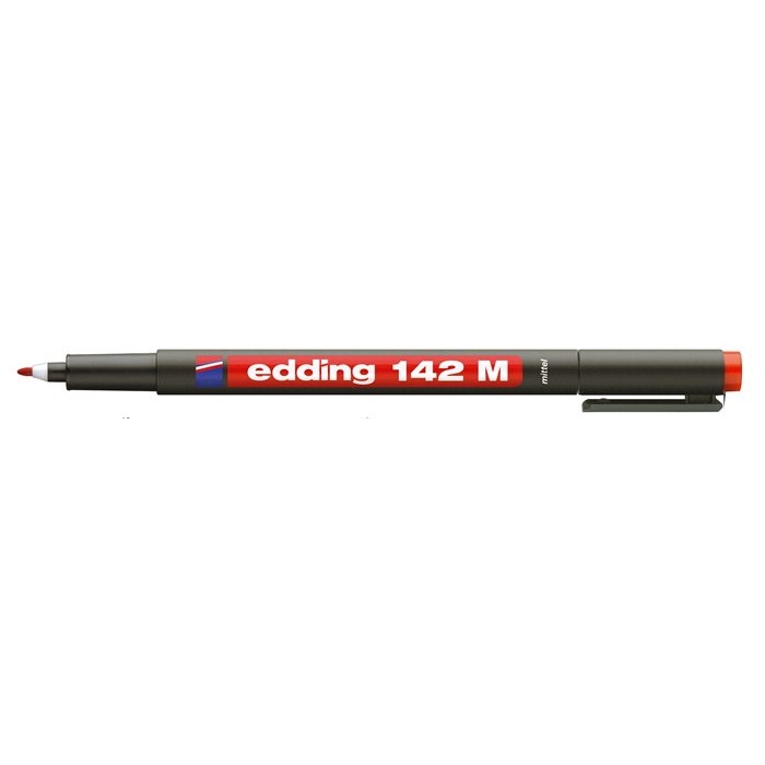 Edding 142 M 1mm Alkoholos marker - Piros (7070020002)
