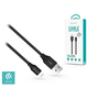 Apple iPhone 5/5S/5C/SE/iPad 4/iPad Mini USB töltő- és adatkábel 1 m-es vezetékkel - Devia Gracious Lightning Cable - 5V/2.4A - black