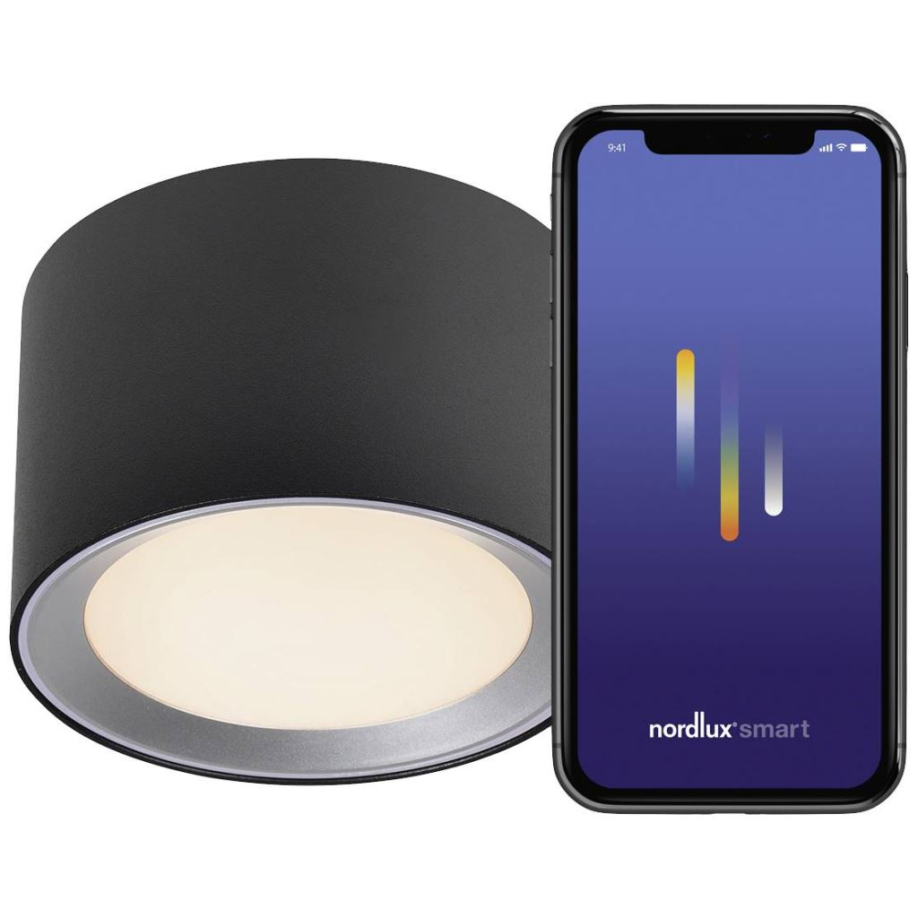 Nordlux Landon Smart mennyezeti LED lámpa fekete (2110840103) (2110840103)