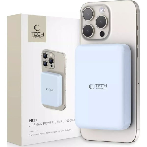 Powerbanka Tech-Protect 10000 mAh modrá