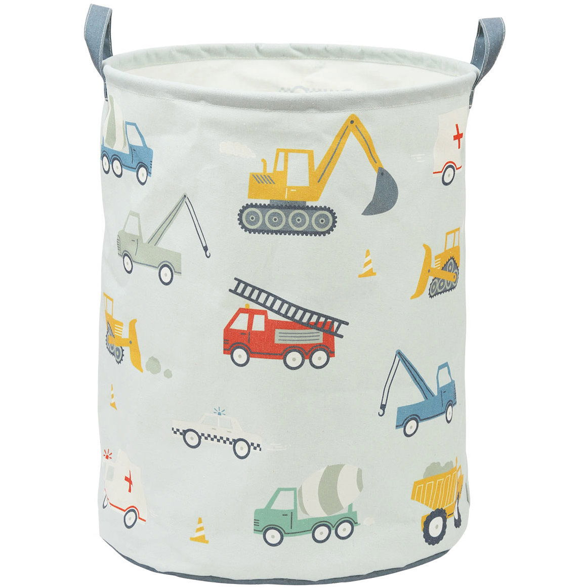 A Little Lovely Company Toy storage basket - vehicles (ALLC_STBAVE14)