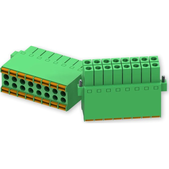 Teltonika PR4IO17K sorkapocs 2 x 8 Zöld (PR4IO17K)