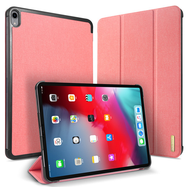 Apple iPad Pro 11 (2018), mappa tok, Smart Case, Dux Ducis Domo, rózsaszín (105449)