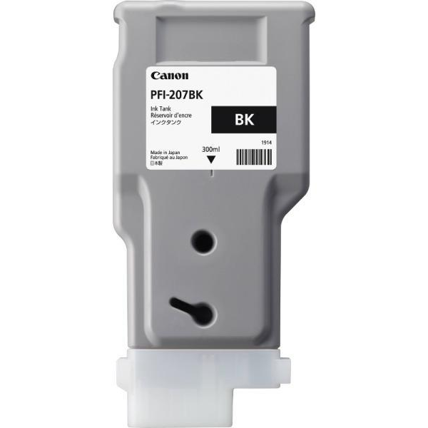 Canon PFI-207 BK inkoustová náplň 1 kusů Originální Černá