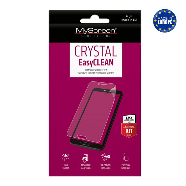 MYSCREEN CRYSTAL képernyővédő fólia (3H, NEM íves) ÁTLÁTSZÓ [Samsung Galaxy F62 (SM-E625)]