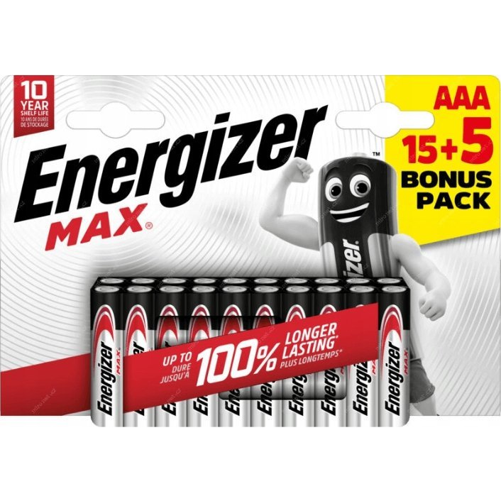 Energizer Mikroelem Max Alkáli mangán 1.5 V 20 db (EU017)