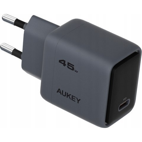 Aukey Comet USB-C Hálózati Gyorstöltő Adapter 45W - Fekete (PA-C2)