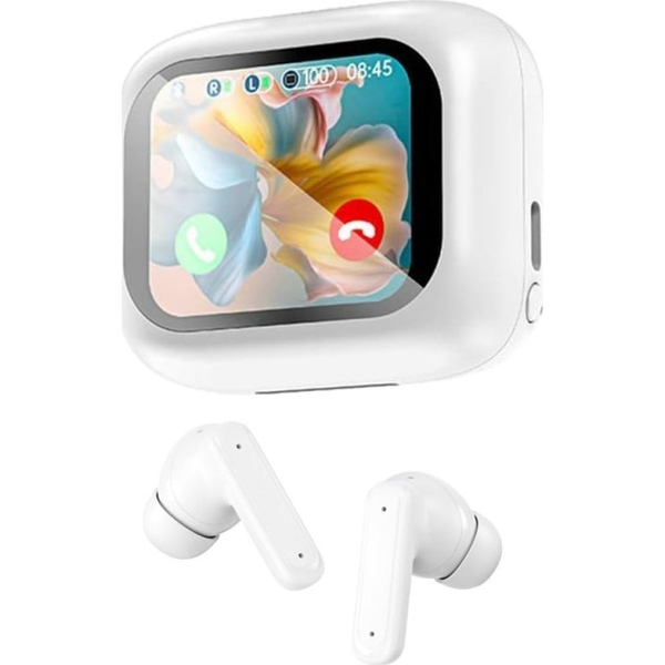 Techly ICC SB-BLT08W hovedtelefoner/headset True Wireless Stereo (TWS) I ørerne Opkald/musik Bluetooth Hvid