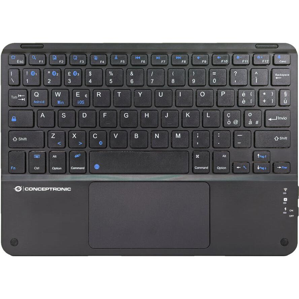 Conceptronic TOBIN01BIT πληκτρολόγιο Παγκόσμιος Bluetooth QWERTY Ιταλικός Μαύρος (Μαύρο)