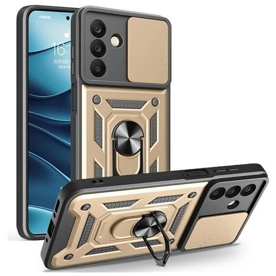 Gigapack Defender Samsung Galaxy A26 5G (SM-A266) kameravédős tok aranyszínű-fekete (GP-164864) (GP-164864)