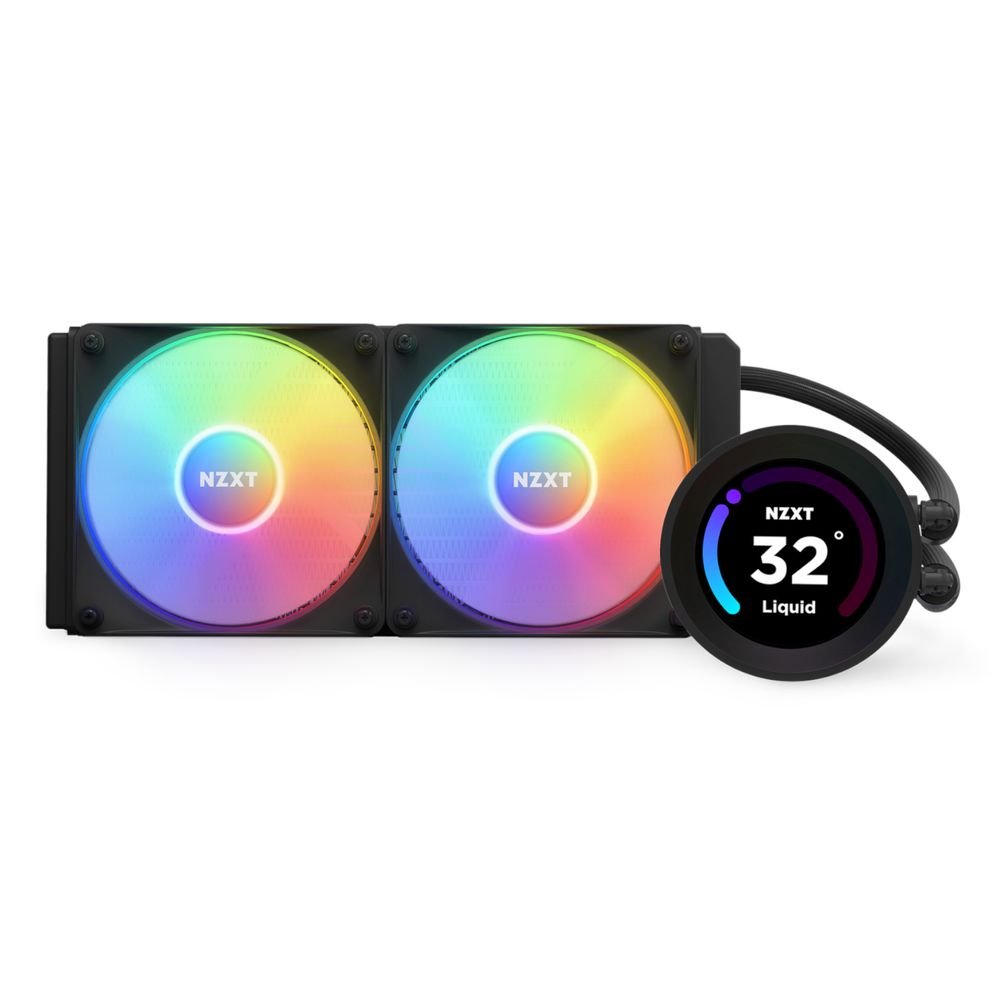 NZXT Kraken Elite 240 RGB Folyadékhűtés 2.72" LCD Kijelzővel (RL-KR24E-B1)