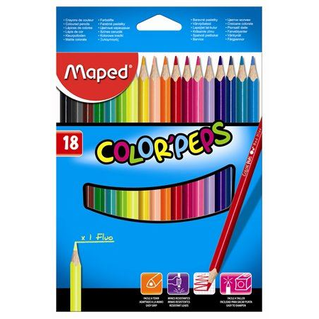 Maped "Color`Peps" színes ceruza készlet háromszögletű (IMA183218)