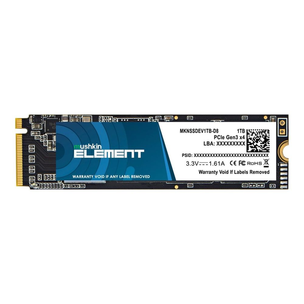 SSD Mushkin Element M.2 1TB PCIe Gen3x4 NVME