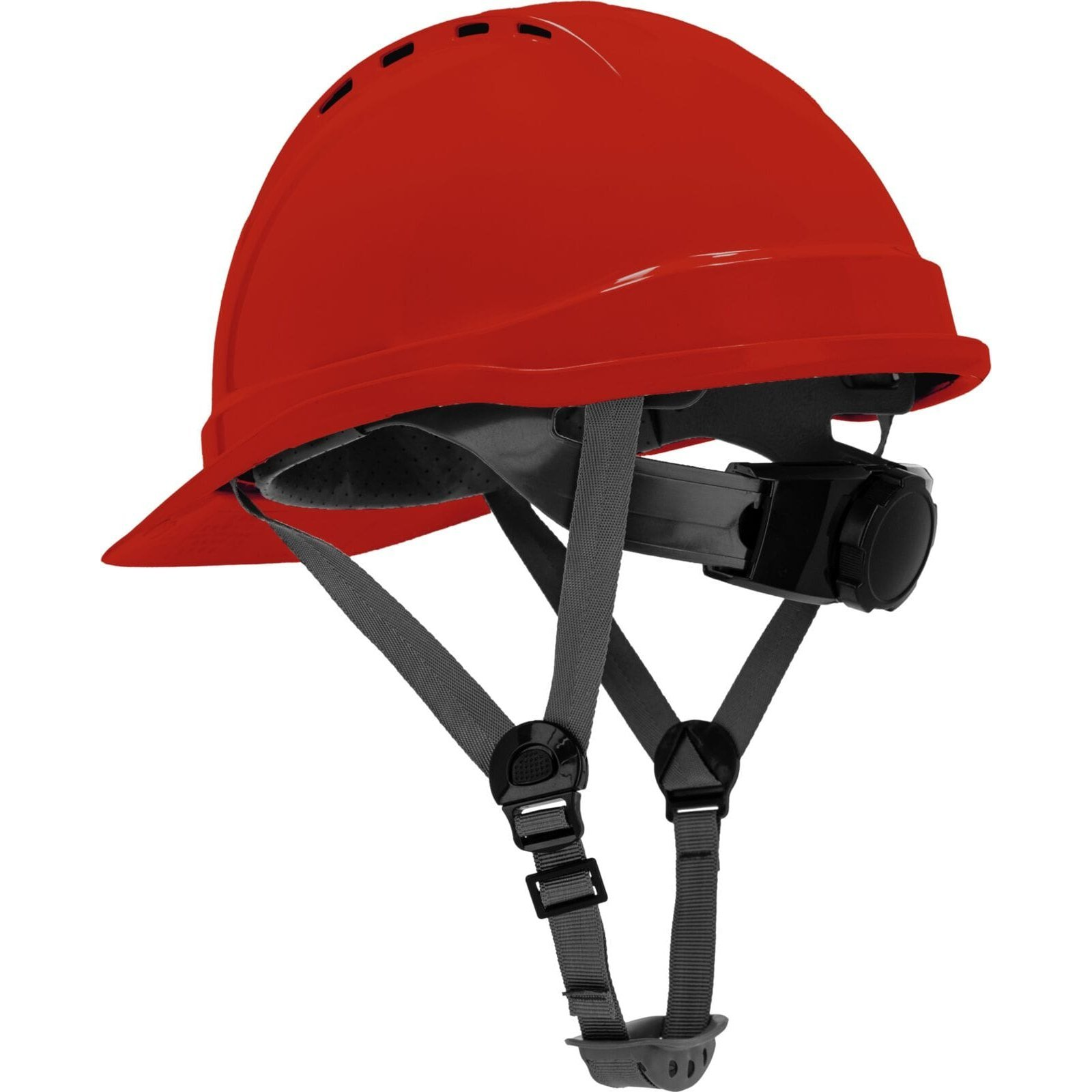 Lahti Pro Ipari Védősisak Szellőzőnyílással, Piros