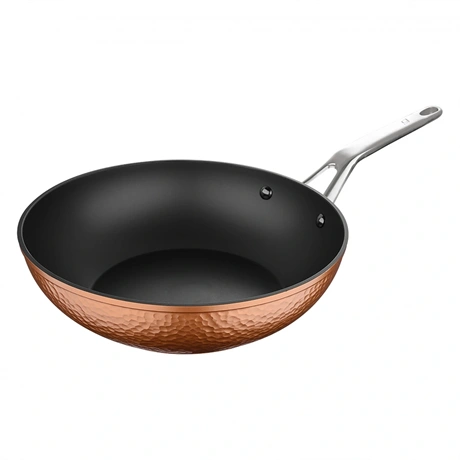 BERGNER BG-34526-BK-KF Wok serpenyő 28 cm fekete