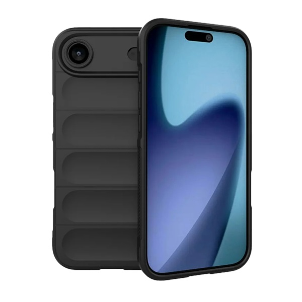 Szilikon telefonvédő (ütésállóság, kameravédő, 3D) FEKETE Apple iPhone Air "Gigapack csomagolás" (GP-173634) Szilikon telefonvédő (ütésállóság, kameravédő, 3D) FEKETE Apple iPhone Air "Gigapack csomagolás" (GP-173634)
