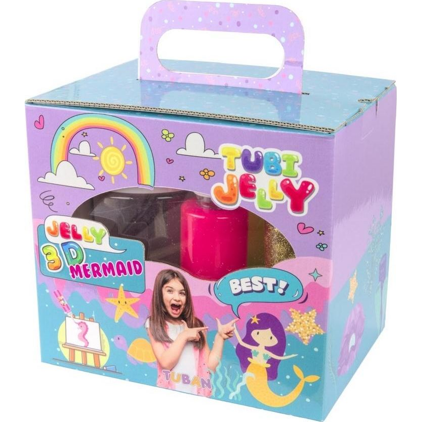 Tubi Zselés Készlet 6 Színű Kis Akvárium Sellő (GXP-725187)