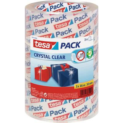 Tesa ULTRA STRONG (57831-00000-01) Csomagolószalag pack® Átlátszó (H x Sz) 66 m x 50 mm 3 db (57831-00000-01)