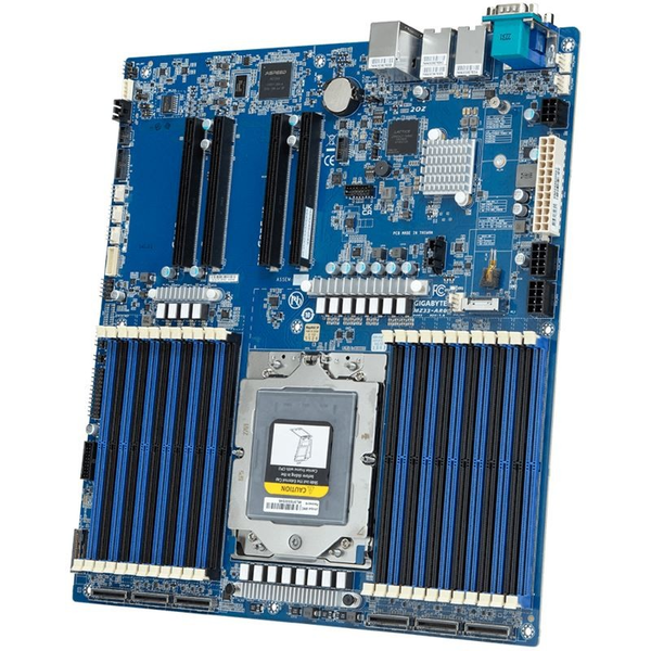 Placa Base Gigabyte Mz33-ar0 1x Sp5 Amd Epyc 9004 Soc (24x Dimm, 6x Mcio 8i, 1xm.2, 2x10gbe, Ipmi, E-atx)