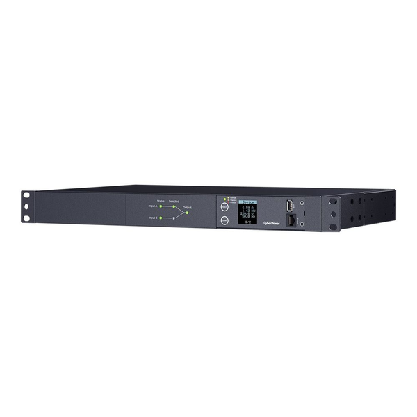 CyberPower PDU24004 strømforsyningsenhed (PDU) 12 AC stikkontakt(er) 1U Sort