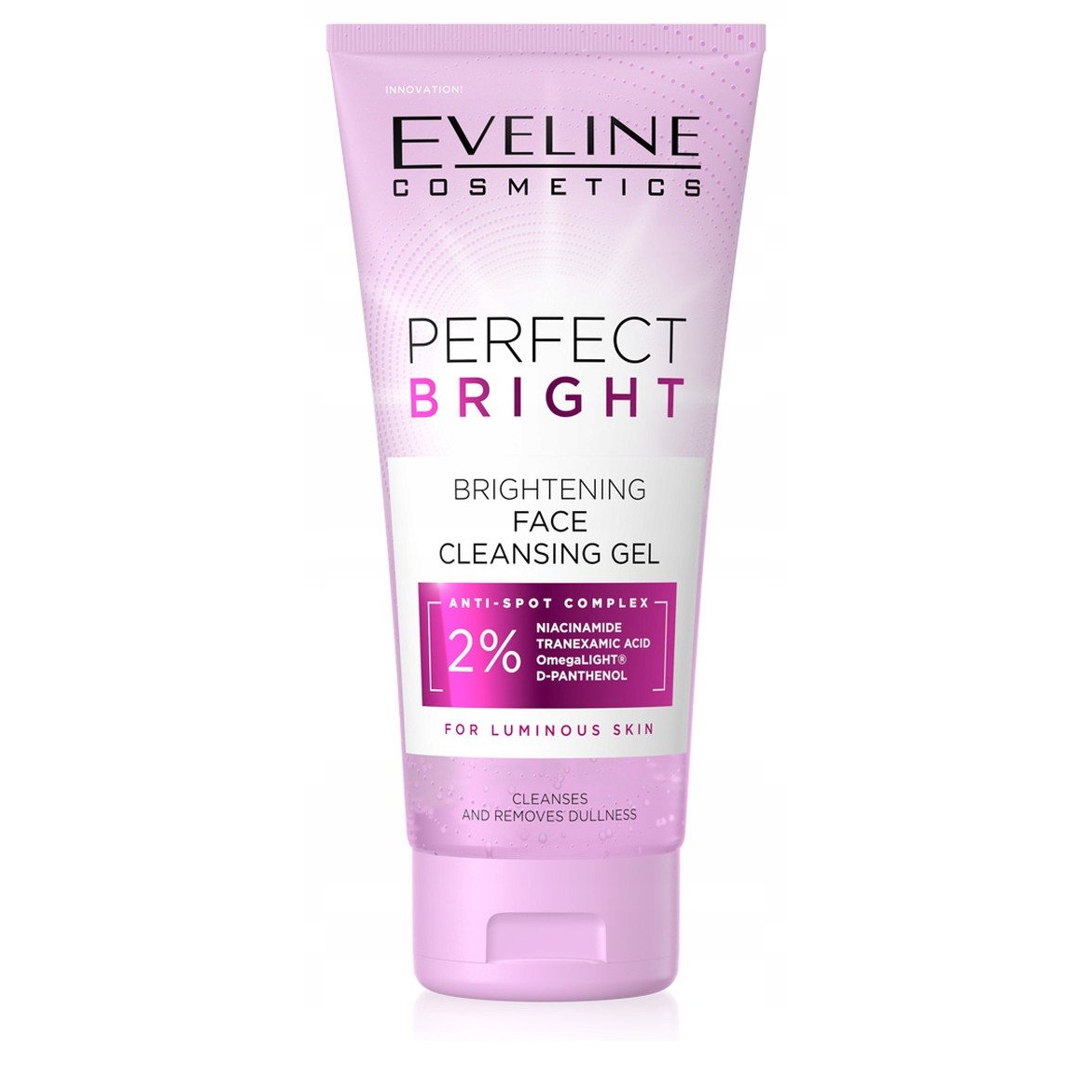 EVELINE_Perfect Bright rozjaśniający żel do mycia twarzy oczyszczający 150ml