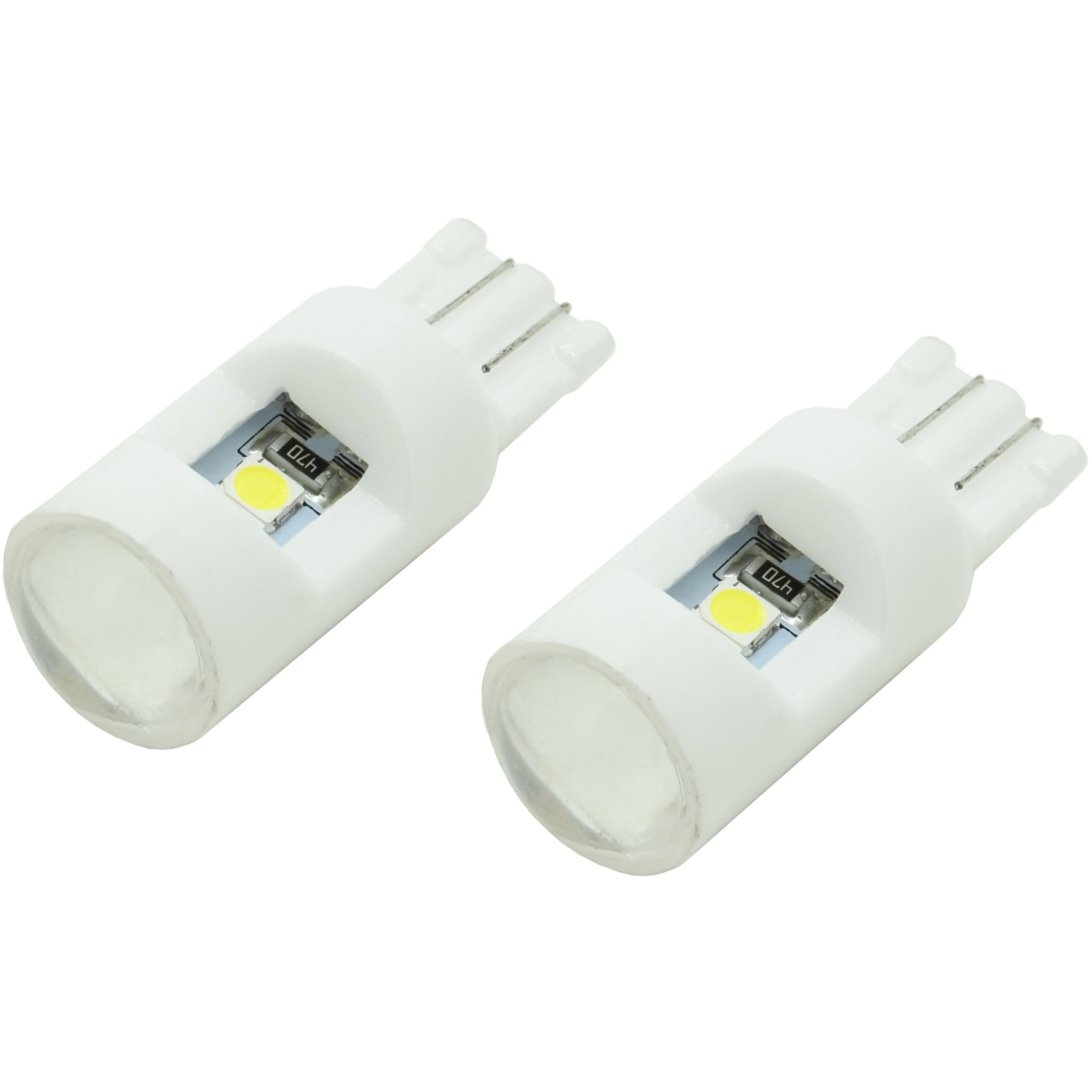 Compass Žárovka 6LED 3030 12V T10 CERAMIC s rezistorem CAN-BUS ready bílá 2ks (8591686337792)