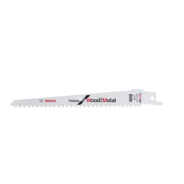 Bosch 2608656258 S 611 DF Heavy for Wood and Metal Szablyafűrészlap (5 db/csomag) (2608656258)