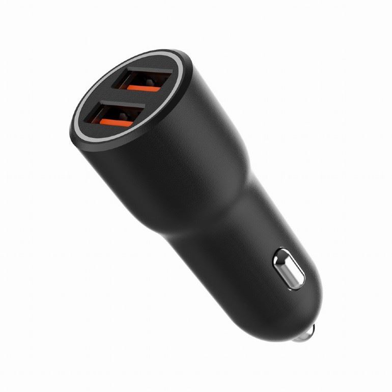 Gembird 2xUSB-A autós töltő 36W fekete (TA-UC-A2QC36-CAR-01) (TA-UC-A2QC36-CAR-01)