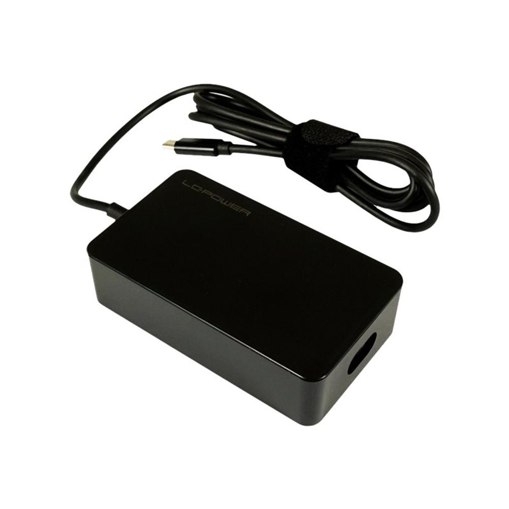 LC Power LC-NB-PRO-65-C USB-C Notebook Power Adapter Black (LC-NB-PRO-65-C)