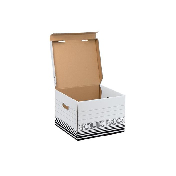 Leitz 61180001 кутия за канцеларски папки Картон Черен, Бяла