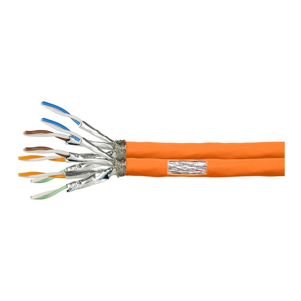 LogiLink S/FTP CAT7 Installációs kábel 100m - Narancssárga