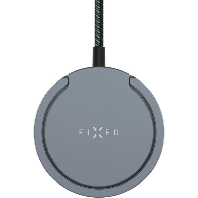 FIXED MagPad Qi2 vezeték nélküli töltő, MagSafe támogatás szürke (FIXMPADP-GR)