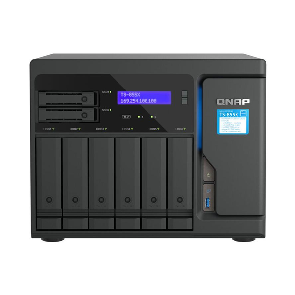 QNAP TS-855X SAN Tower Intel Atom® C5125 8 GB DDR4 QNAP QTS Sort