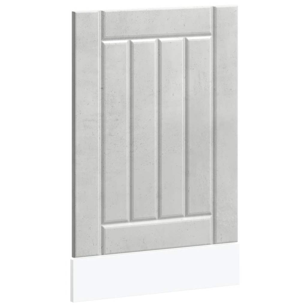 mosogatógép panel Lucca beton szürke színű fából készült műfa (853891)