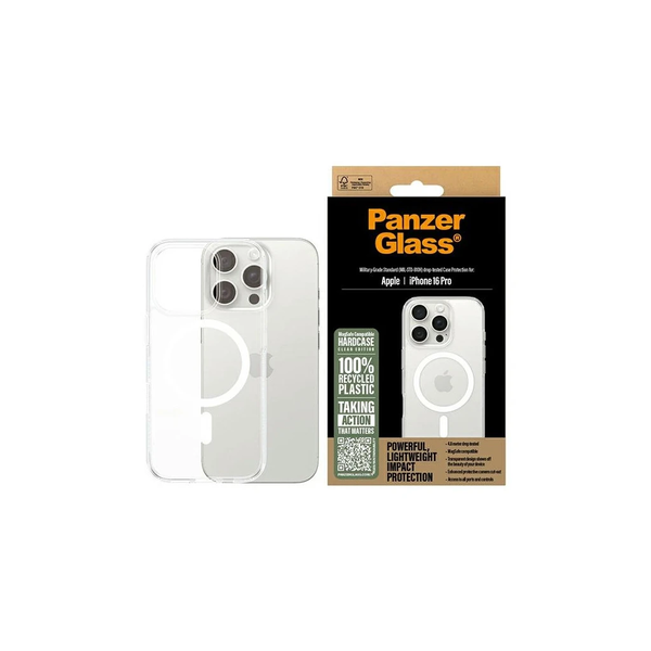 PanzerGlass HardCase iPhone 16 Pro 6.3" készülékhez tok MagSafe 1292 fehér
