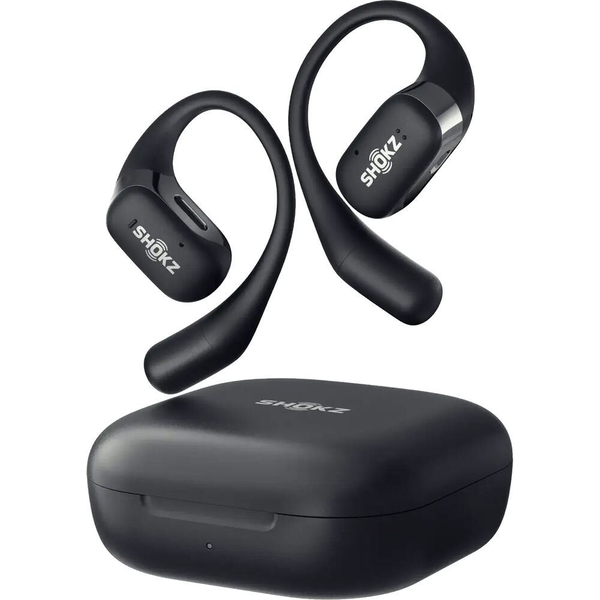 SHOKZ OpenFit Hovedtelefoner Trådløs Ørekrog Opkald/Musik/Sport/Hverdag Bluetooth Sort