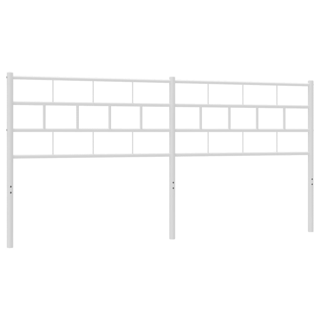 fehér fém fejtámla 180 cm (355744)