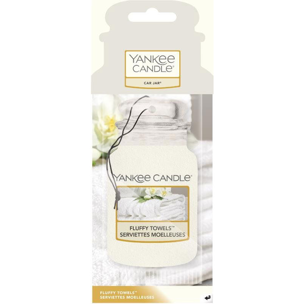 Освежител за въздух за кола Пухкави кърпи Буркан за кола, свещ Yankee