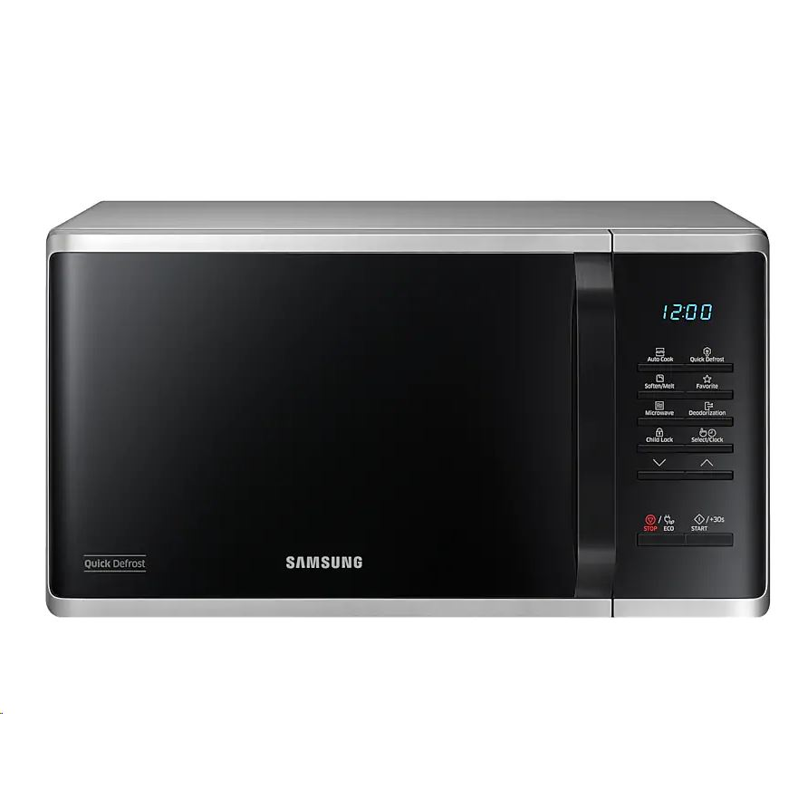 Samsung MS23K3513AS/EO 800 W 23 literes ezüst mikrohullámú sütő (MS23K3513AS/EO)