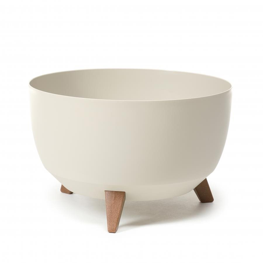 LAMELA ROMA O 29 cm, pamut, lábakon álló kaspó (MAT33542)