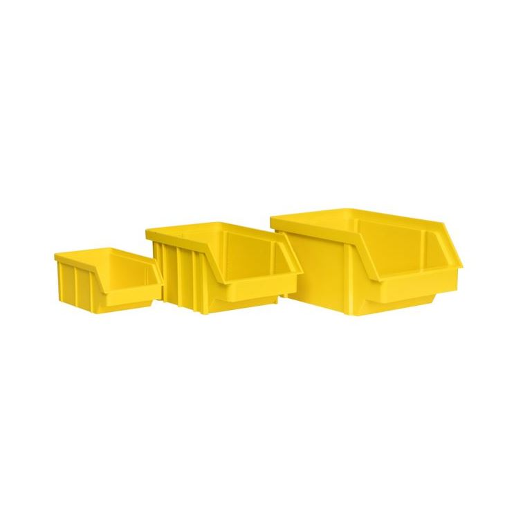 Stalflex rack szekrény tárolódoboz S sárga (1db) (BIN-S-Y) (BIN-S-Y)